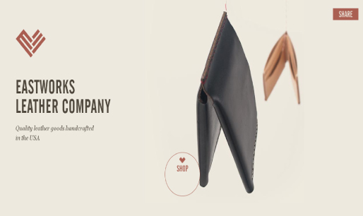 EastWorksLeather- eCommerce Website