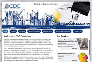 CBE Contruction – Inspiring ecommerce Corporate website design