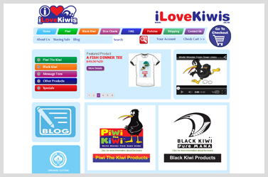 iLoveKiwis- New Zealand based ecommerce website