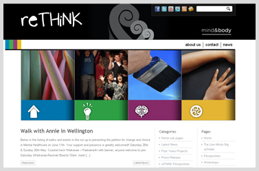 Rethink- Website designed to help those people who suffer from mental illnesses