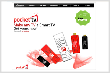 Pocket tv- Professionally designed wordpress website