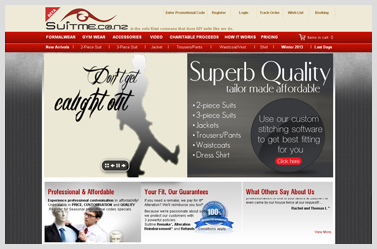 Suit me- Superb High quality web development example