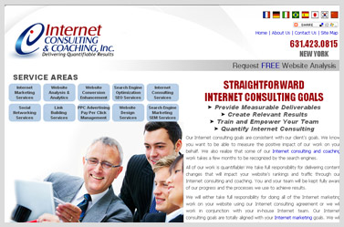Internet Consulting- Website for Consulting & Coaching as internet marketing