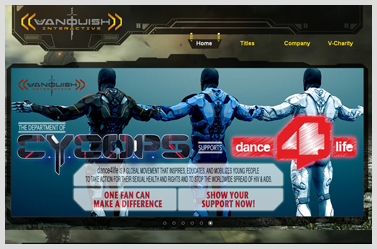 Vanquish Interactive- Entertaining Open Cart Website