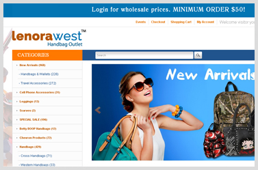 lenorawest- Eye-catching Open Cart Website